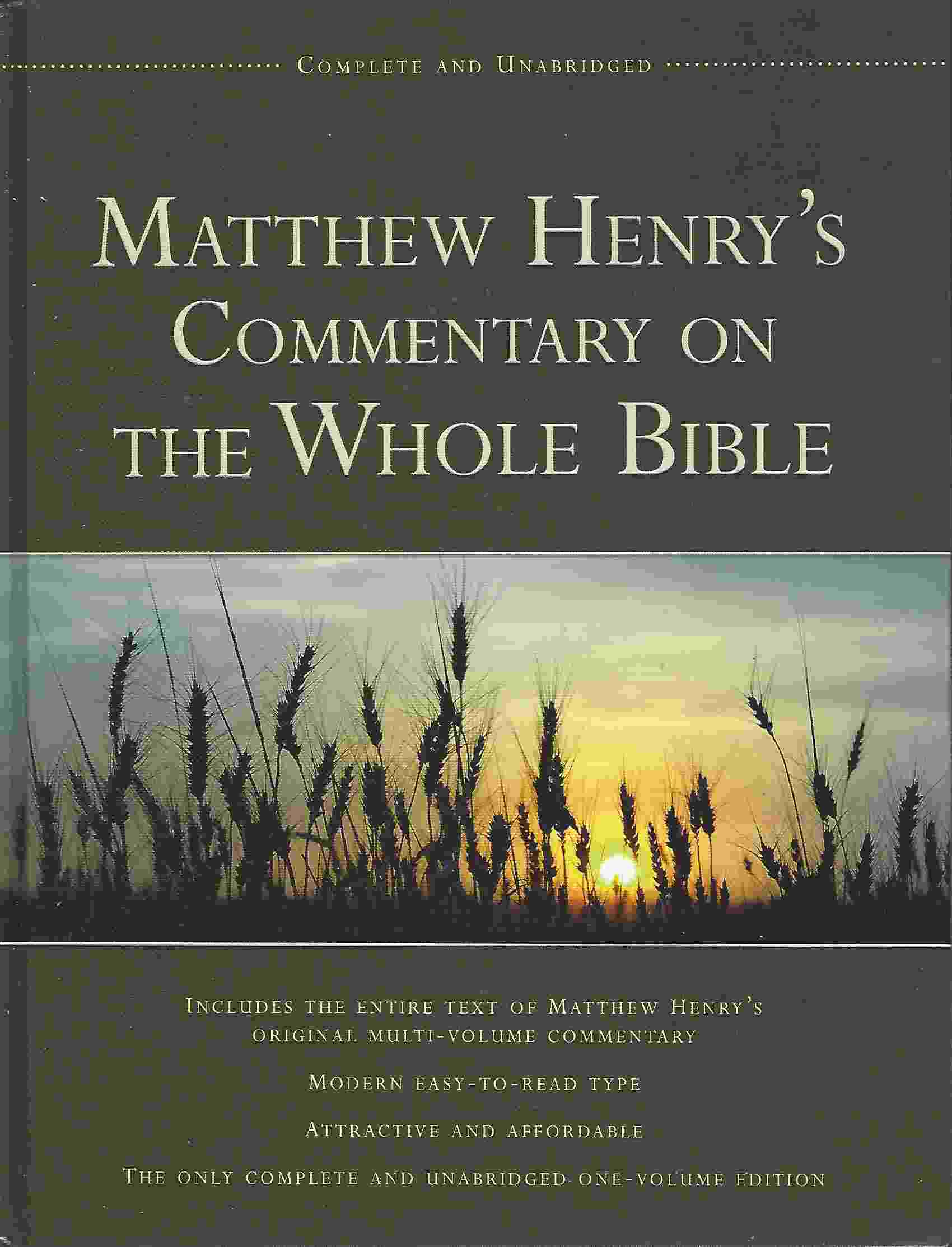 matthew-henry-s-commentary-on-the-whole-bible-complete-and-unabridged